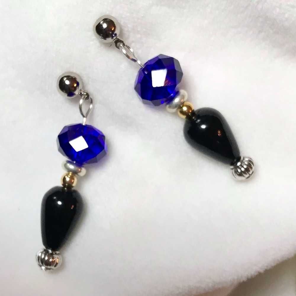 Handmade Earrings with Vintage & Modern Elements (E159) New Without Tags